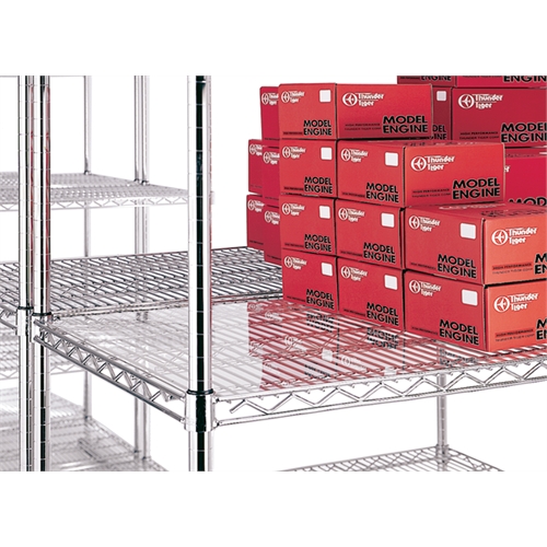 OFM Core Collection Model SPS1836 X5 Clear Polycarbonate Shelf Liner 18" x 36". The main picture.